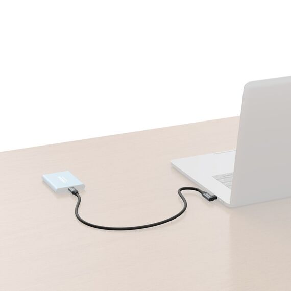 SmallRig 4790 USB Kabel 0,35 m USB C 20 Gbit/s 100 W Schwarz, Grau, 3 image