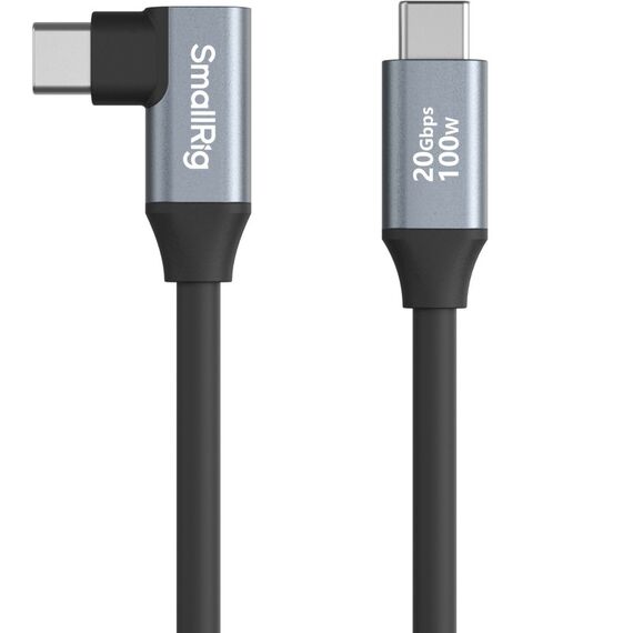 SmallRig 4791 USB Kabel 0,6 m USB C 20 Gbit/s 100 W Schwarz, Grau