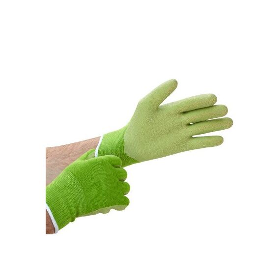 Fair Zone 4260365858470 Handschutz Gartenhandschuhe Grün Baumwolle, Gummi 1 Stück(e)