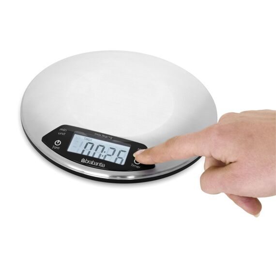 Brabantia 480560 Küchenwaage Edelstahl Elektronische Küchenwaage, 10 image