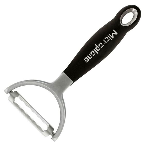 Microplane 48082 Schäler Fruits Y-Schäler Schwarz, Edelstahl