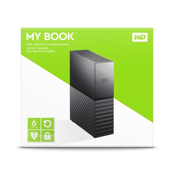 Western Digital My Book Externe Festplatte 6 TB 3.5" Micro-USB B 3.2 Gen 1 (3.1 Gen 1) Schwarz, 5 image