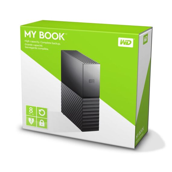 Western Digital My Book Externe Festplatte 8 TB 3.5" Micro-USB B 3.2 Gen 1 (3.1 Gen 1) Schwarz, 4 image