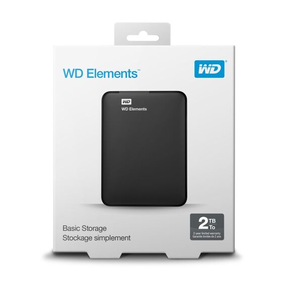 Western Digital Elements Portable Externe Festplatte 2 TB 5400 RPM 2.5" Micro-USB B 3.2 Gen 2 (3.1 Gen 2) Schwarz, 7 image