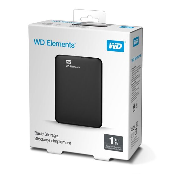Western Digital Elements Portable Externe Festplatte 1 TB 2.5" Micro-USB B 3.2 Gen 1 (3.1 Gen 1) Schwarz, 5 image