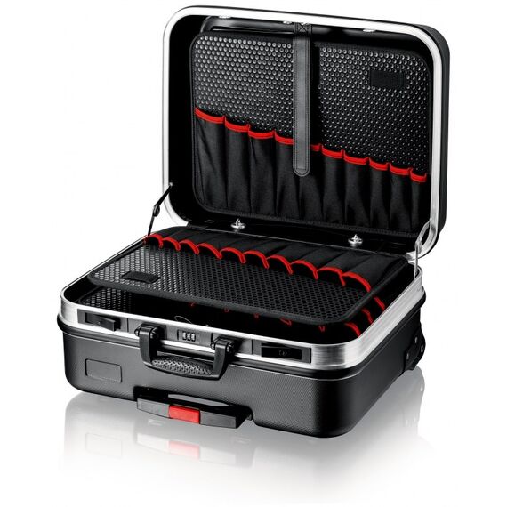 Knipex BIG Basic Move Werkzeugkasten Acrylnitril-Butadien-Styrol (ABS), Aluminium Schwarz