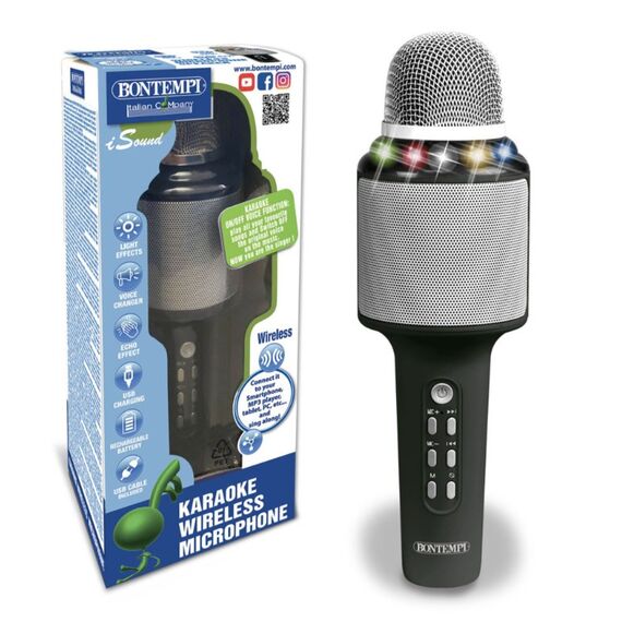 Bontempi Karaoke Wireless microphone Tragbar Kabellos, 2 image