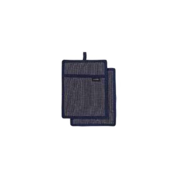 Ladelle 48511 Topfuntersetzer / Topflappen 2 Stück(e) Blau Baumwolle