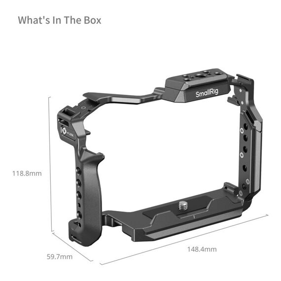 SmallRig 4902 Kamerabox 1/4, 3/8" Schwarz, 2 image