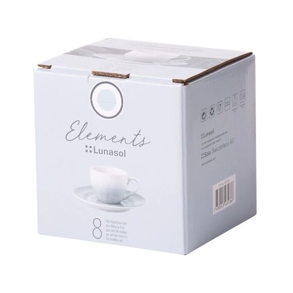 Lunasol Elements Vulcano Tasse Grau Kaffee 8 Stück(e), 8 image