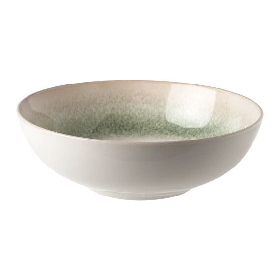 Lunasol Elements Vulcano Sand la mar Schüssel-Set Rund Steingut Grün 4 Stück(e)