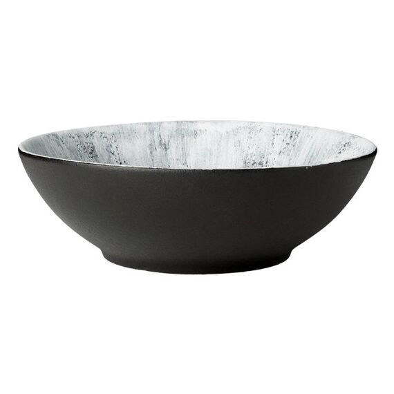 Lunasol Gaya Atelier Space Komet Pasta-Schüssel Rund Porzellan Schwarz 1 Stück(e)