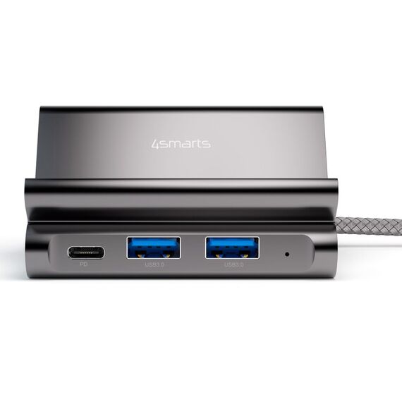 4smarts 7in1 USB 3.2 Gen 1 (3.1 Gen 1) Type-A + Type-C Grau, 3 image