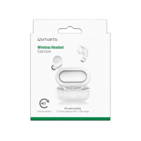 4smarts Eara Core Kopfhörer Kabellos im Ohr Anrufe/Musik Bluetooth Weiß