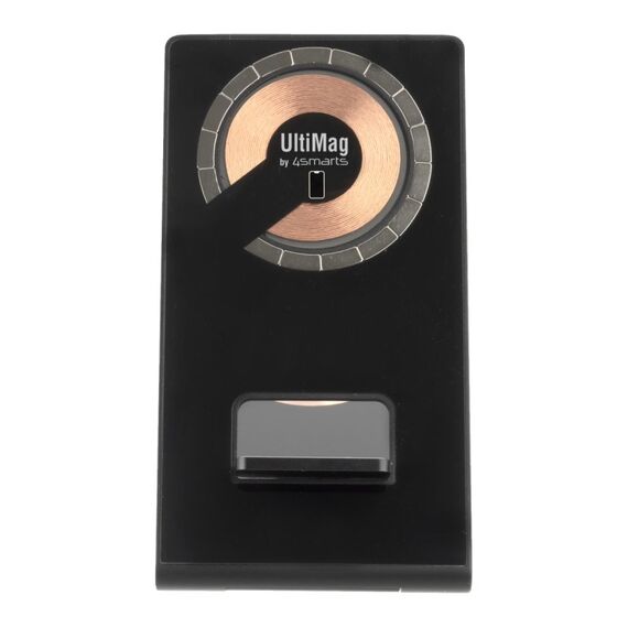 4smarts UltiMag TrioFold Lucid 15W Kopfhörer, Smartphone, Smartwatch Schwarz, Metallisch Gleichstrom, USB Kabelloses Aufladen Drinnen, 2 image