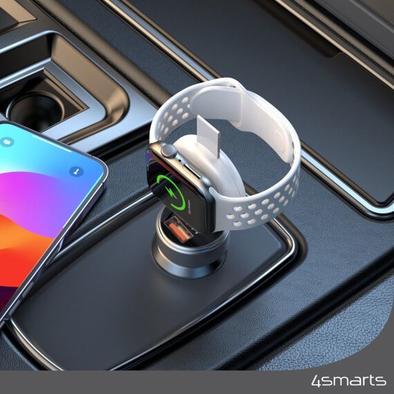4smarts QI2 Smartwatch Silber USB Kabelloses Aufladen Schnellladung Drinnen, 6 image