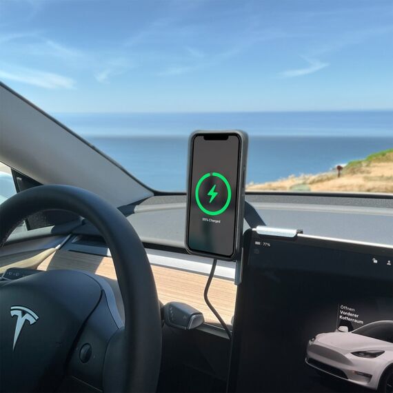 4smarts 541114 Halterung Aktive Halterung Wireless charger Schwarz, Grau, 4 image