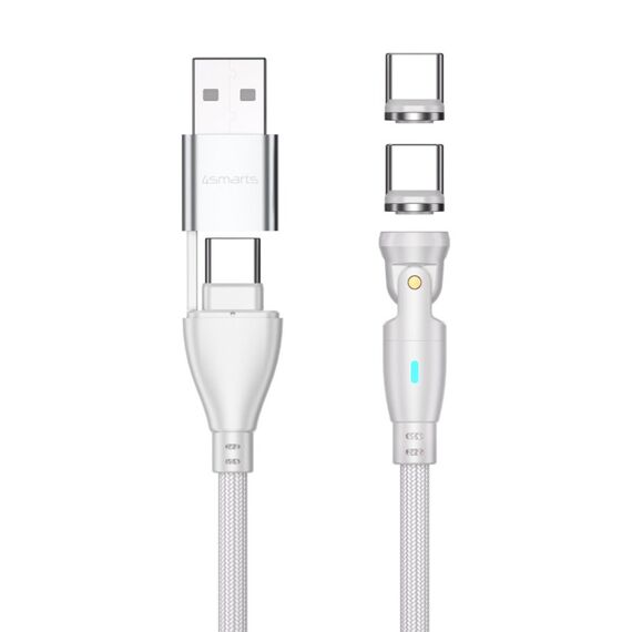 4smarts 541236 USB Kabel USB 2.0 1,8 m USB C 0,48 Gbit/s 100 W Weiß, 3 image