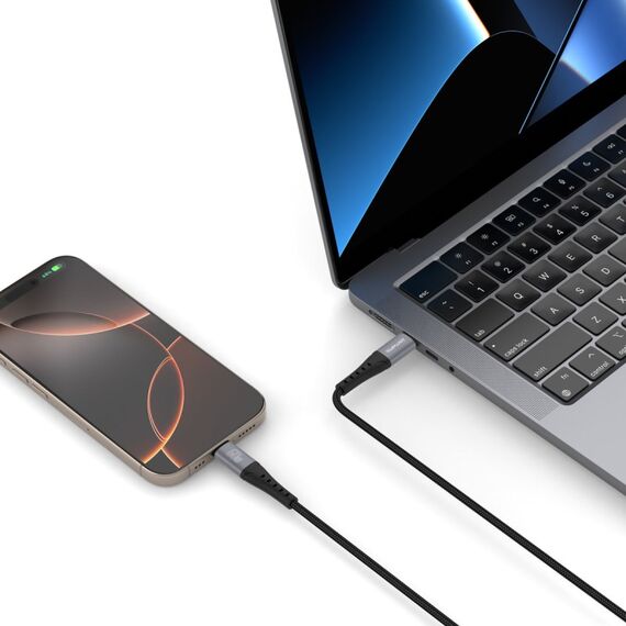 4smarts 541454 USB Kabel 1,5 m USB C 0,48 Gbit/s 60 W Schwarz, Farbe: Schwarz, Länge: 1,5 m, 4 image