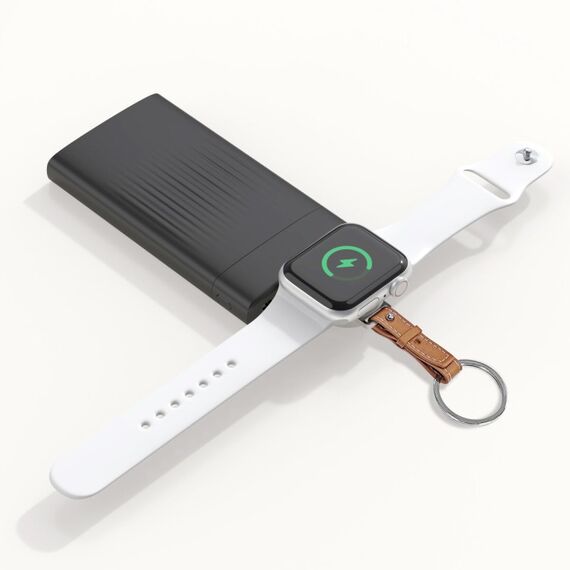 4smarts 541476 Ladegerät für Mobilgeräte Smartwatch Braun, Silber, Weiß USB Kabelloses Aufladen Drinnen, Draußen, 6 image
