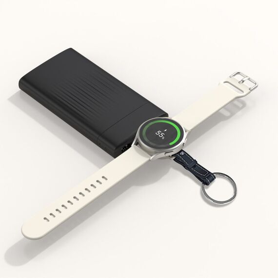 4smarts 541478 Ladegerät für Mobilgeräte Smartwatch Schwarz, Silber USB Kabelloses Aufladen Drinnen, Draußen, 6 image
