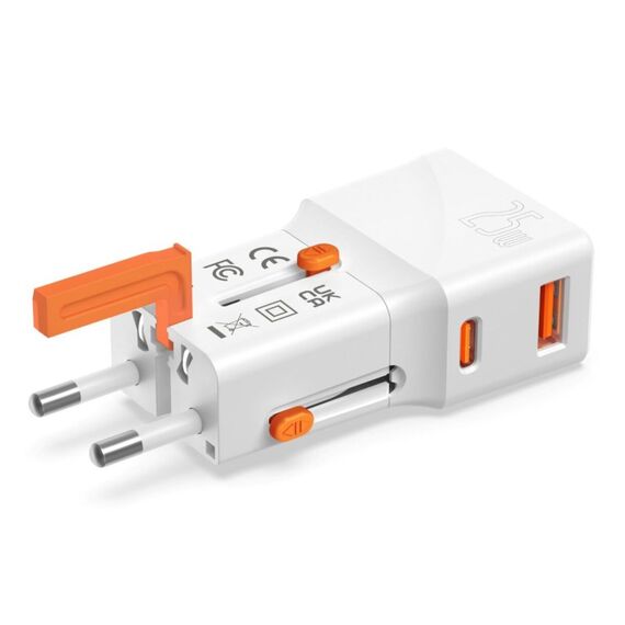 4smarts 541646 Ladegerät für Mobilgeräte Universal Orange, Weiß AC Schnellladung Drinnen, 2 image
