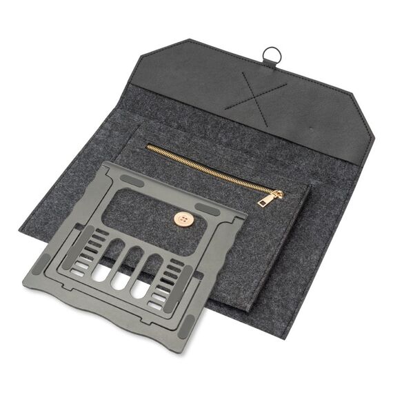 4smarts 541859 Laptoptasche 33 cm (13") Schutzhülle Grau, Silber