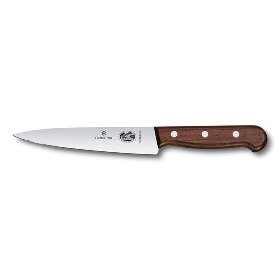 Victorinox Wood Kochmesser 15cm Nussbaum, breite Klinge