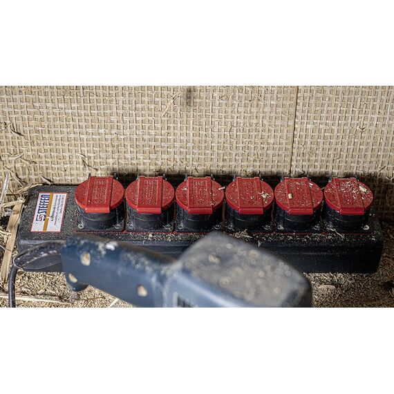 Steffen 50 00068 Verlängerungskabel 5 m 6 AC-Ausgänge Drinnen/Draußen Anthrazit, Grau, Rot, 5 image