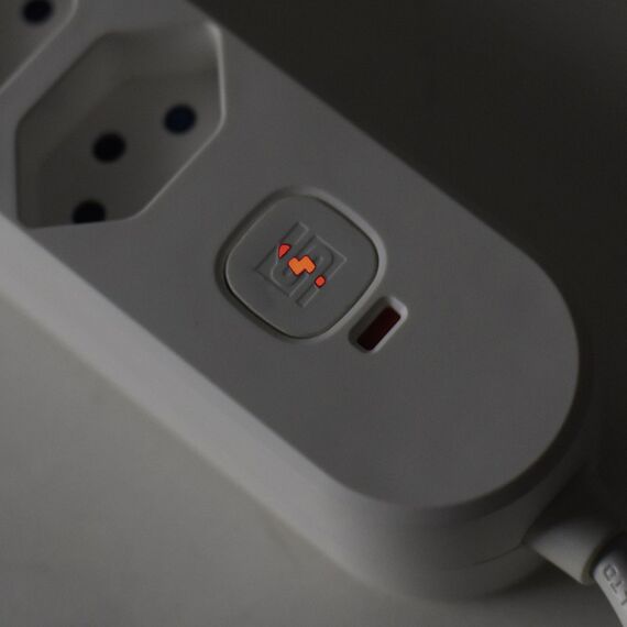 Steffen 50 00090 ANT Verlängerungskabel 3 m 6 AC-Ausgänge Drinnen Anthrazit, Farbe: Anthrazit, Länge: 3 m, 3 image