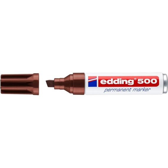Edding 4-500007 Permanent-Marker Meißel/feine Spitze Braun 1 Stück(e)