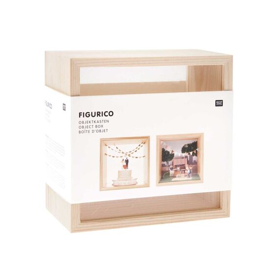 Rico Design 500134 Dekorative Statue & Figur Transparent, Holz Acryl, Kiefer