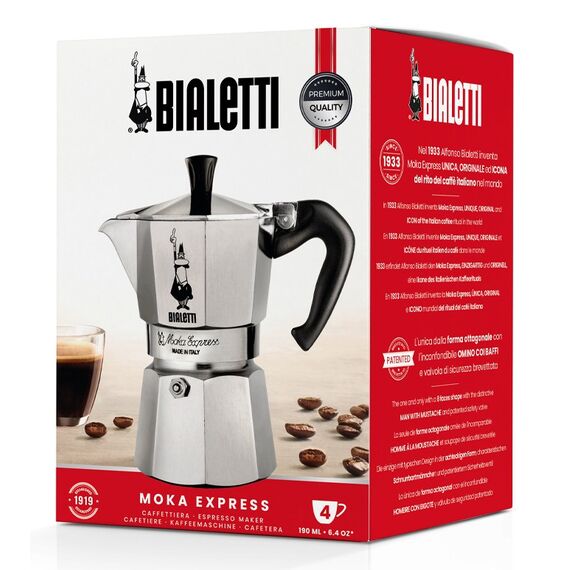 Bialetti Moka Express Mokka-Kanne 0,23 l Aluminium, 5 image