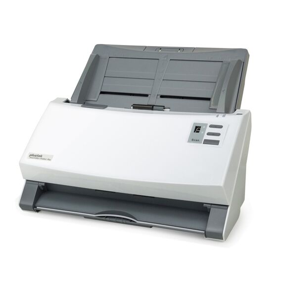 Plustek SmartOffice PS406U Plus ADF-Scanner 600 x 600 DPI A4 Grau, Weiß
