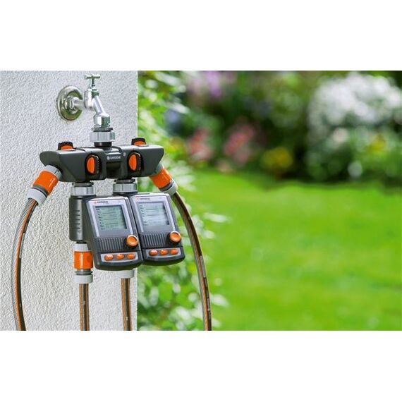 Gardena 08194-20 Anschlussteil für Wasserschlauch Grau, Orange, Silber 1 Stück(e)