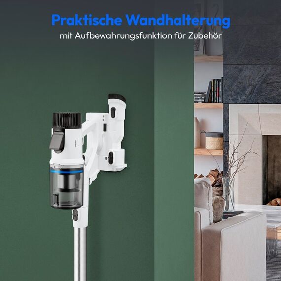MEDION P400 W+ 2-in-1-Stabstaubsauger Akku Trocken&Nass HEPA Beutellos 400 W Weiß 2500 Ah, 7 image