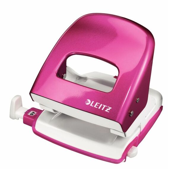 Leitz NeXXt Series Metal Office Hole Punch Locher 30 Blätter Pink
