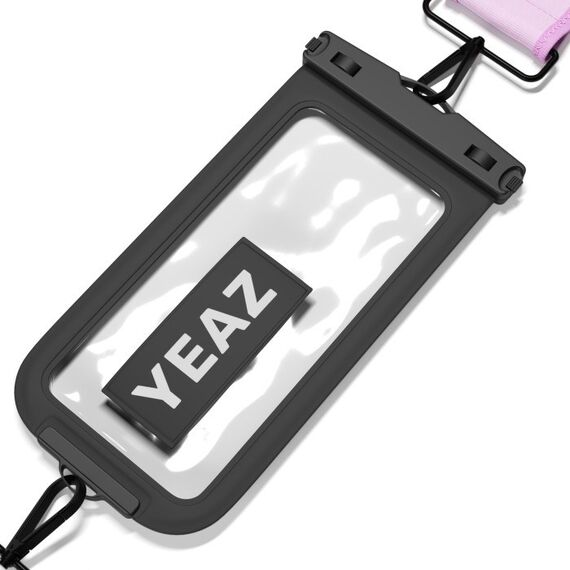 YEAZ Ocean Shot Handy-Schutzhülle Beuteltasche Schwarz, Violett, Farbe: Schwarz, Violett