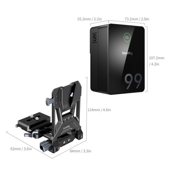 SmallRig 5046 Kamera-/Camcorder-Akku 6800 mAh, 5 image