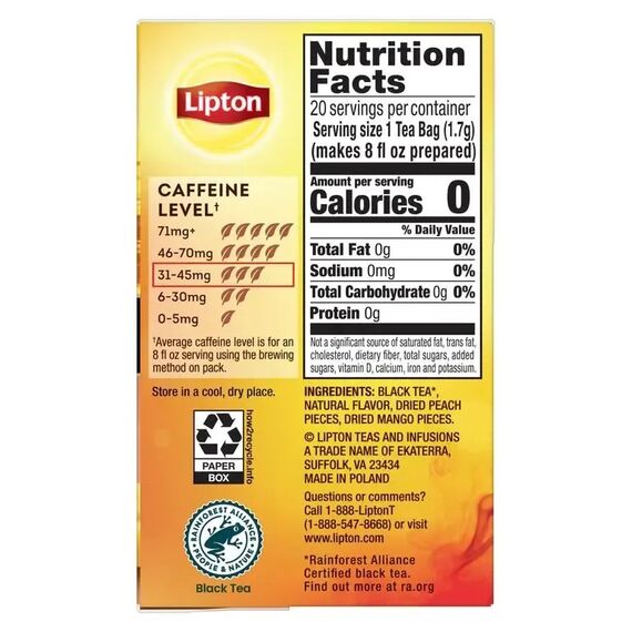 Lipton 5063270109847 Teebeutel Schwarzer Tee 34 g, 3 image