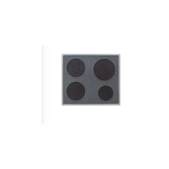 SIBIR GK 4100 Grau, Schwarz Integriert Keramik 4 Zone(n)