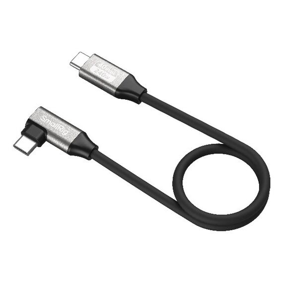 SmallRig 5075 USB Kabel USB 2.0 0,35 m USB C 40 Gbit/s 240 W Schwarz, Grau, Farbe: Schwarz, Grau, Länge: 0,35 m