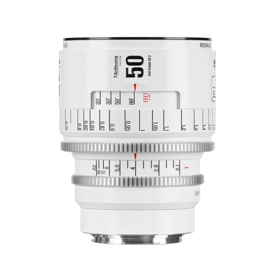 7Artisans 50T21W-EF INF Kameraobjektiv Camcorder Kinoobjektiv Weiß, Farbe: Weiß