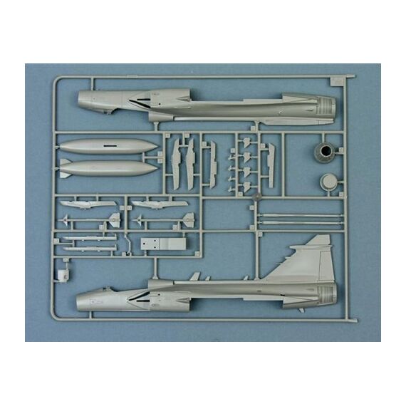 Italeri JAS 39A Gripen Starrflügelflugzeug-Modell Montagesatz 1:48