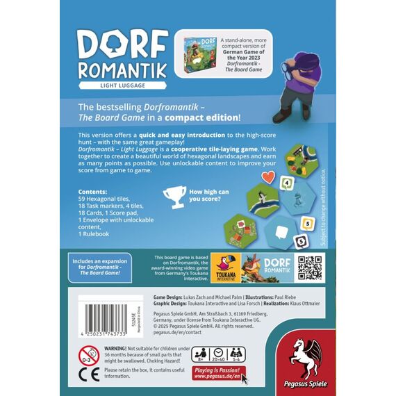 Pegasus Dorfromantik - Light Luggage Village Romance - Light Luggage 40 min Brettspiel Familie, 4 image