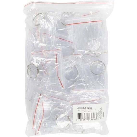 Creativ Company 51268 Schlüsselring/Etui Silber, Transparent, 3 image