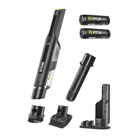 Ryobi Akku-Handsauger RHV44-220G / 50 Airwatts 4 V, inkl. 2 x 2.0 Ah Akku und Ladekabel