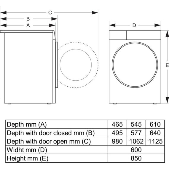 Gorenje G600 Freistehend Waschmaschine, 8 kg, 1400 U/min., 9 image