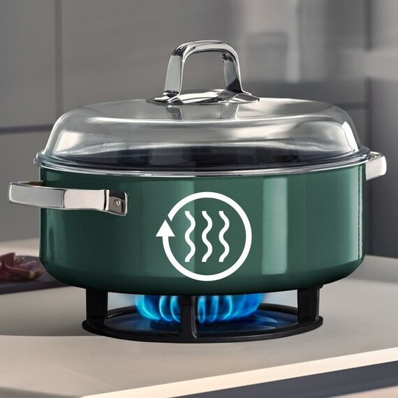 WMF Fusiontec Mineral Pro 519885290 Kochtopf 6 l Rund Grün, 4 image