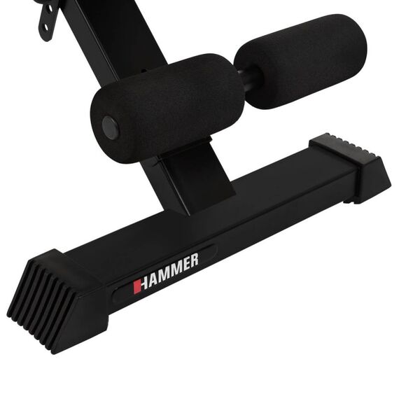 HAMMER Schrägbank Force 2.0 Verstellbare Krafttrainingsbank Einstellbare Rückenlehne Verstellbarer Sitz Haus Schwarz, 5 image